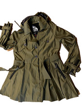 G.e.t. Green Balenciaga Jacket Coat Trench Size M