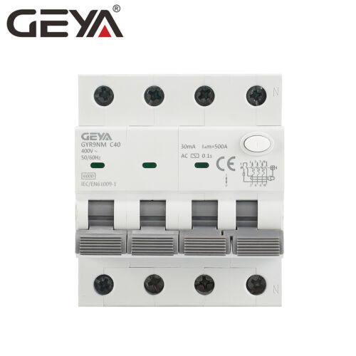 GEYA AC Type RCBO 4P 10-40A Circuit Breaker with Over Current&Leakage Protection - Picture 4 of 10
