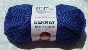 Bernat Sheep ish Yarn in Navy NIP /& From A Smoke Free Home