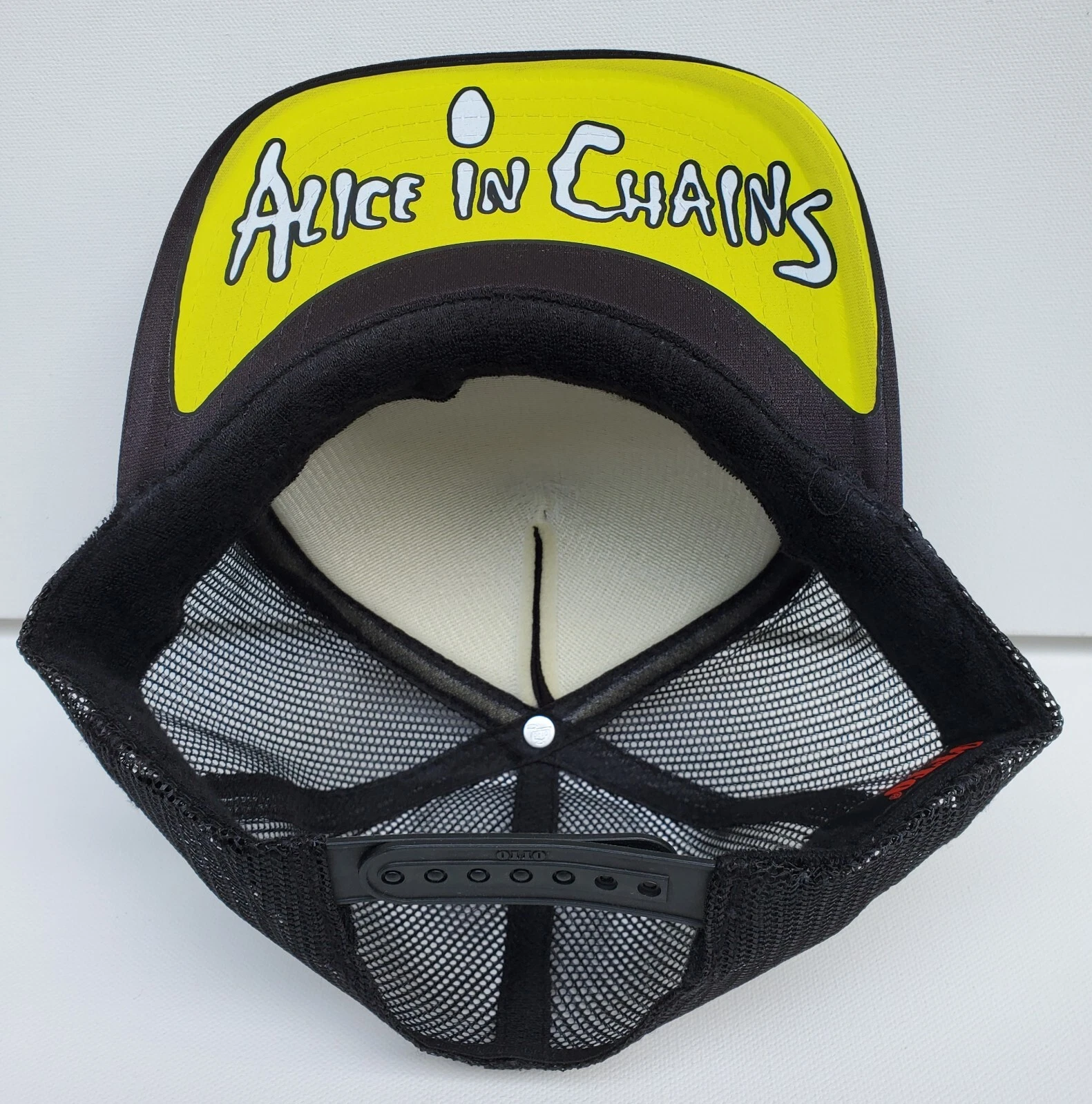Metal Head Black Death Thrash Colors Yellow White AIC Sun Trucker Adjustable
