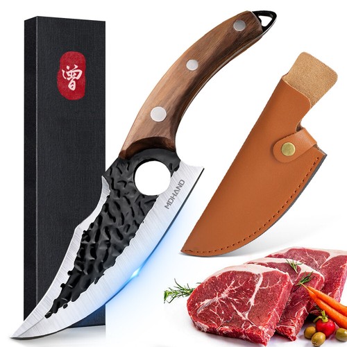 Hand Forged Chef Knife Japanese Kitchen Knives for Cutting Cooking With Gift Box - Picture 16 of 16