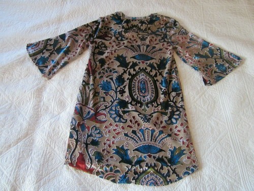 Vestido para mujer Feathers by Tolani talla S corbata de terciopelo quemado - Imagen 7 de 9