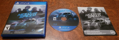 NEED FOR SPEED Sony PlayStation 4 COMPLETE TESTED Street Racing 2015 PS4 Manual