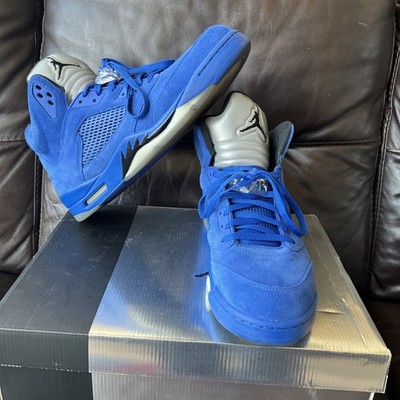 Jordan 5 Retro Blue Suede 2017 - Size 14 -  DIFFERENT BOX