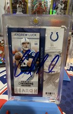 Andrew Luck Signs Deal with Upper Deck, Revealed as Trade UD Mystery Redemption 9