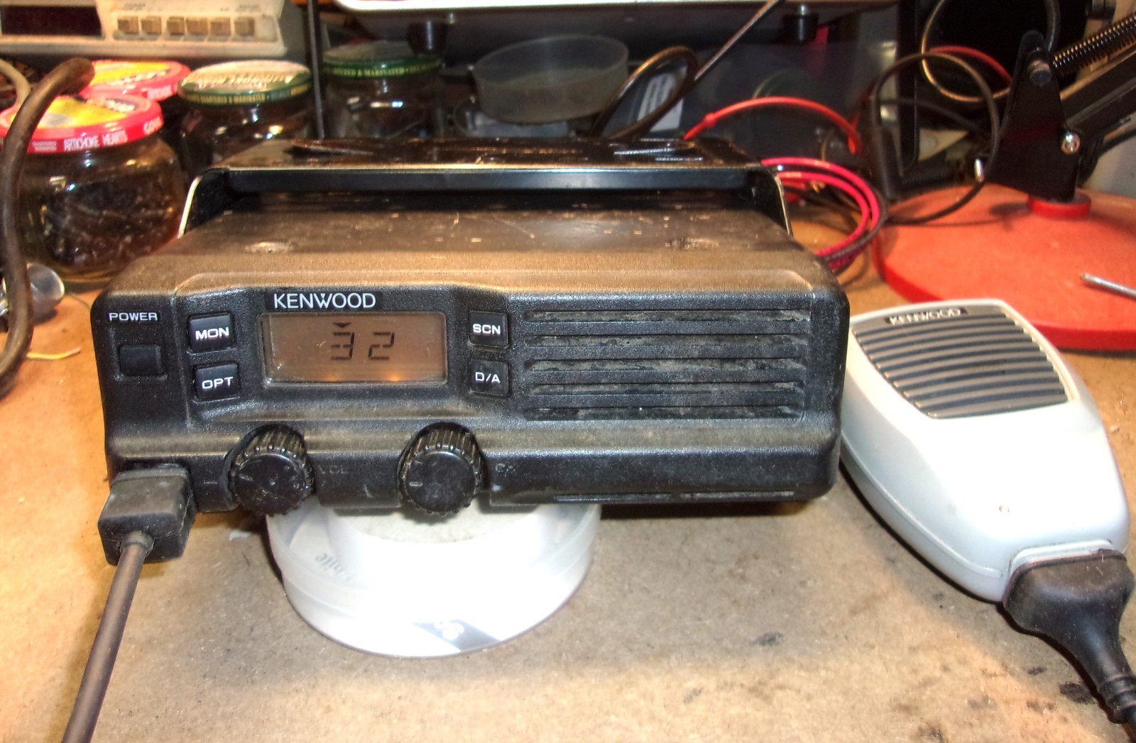 Kenwood TK-730 , VHF/2 meter 32 ch. Mobile 2-way Radio-Free 