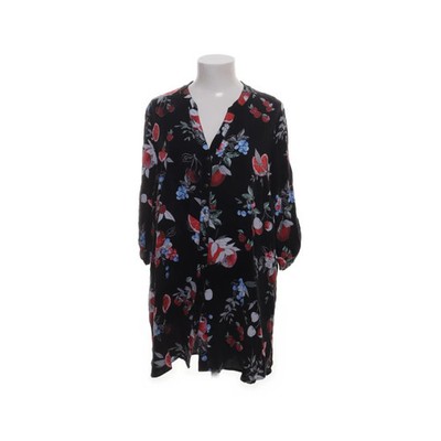 Kenny S., Bluse, Größe: 44, Schwarz/Mehrfarbig, Viskose, Blumen, Damen #6Zb