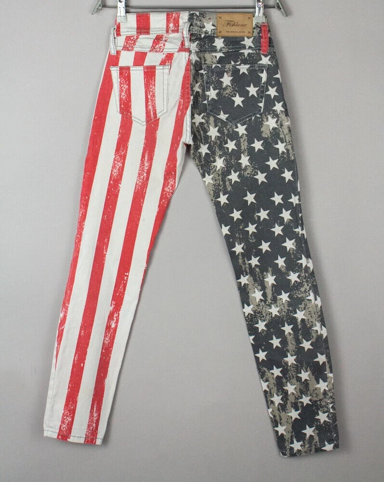 Jeans Skinny Slim De Mujer FISHBONE Talla XS (W28 L30) - Imagen 2 de 4