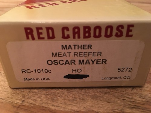HO Red Caboose Oscar Mayer Mather Meat Reefer Car Unassembled Kit URTX #5272 - Picture 4 of 4