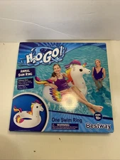 H2O Go! Unicorn Swim Ring Inflatable Pool Float Bestway New