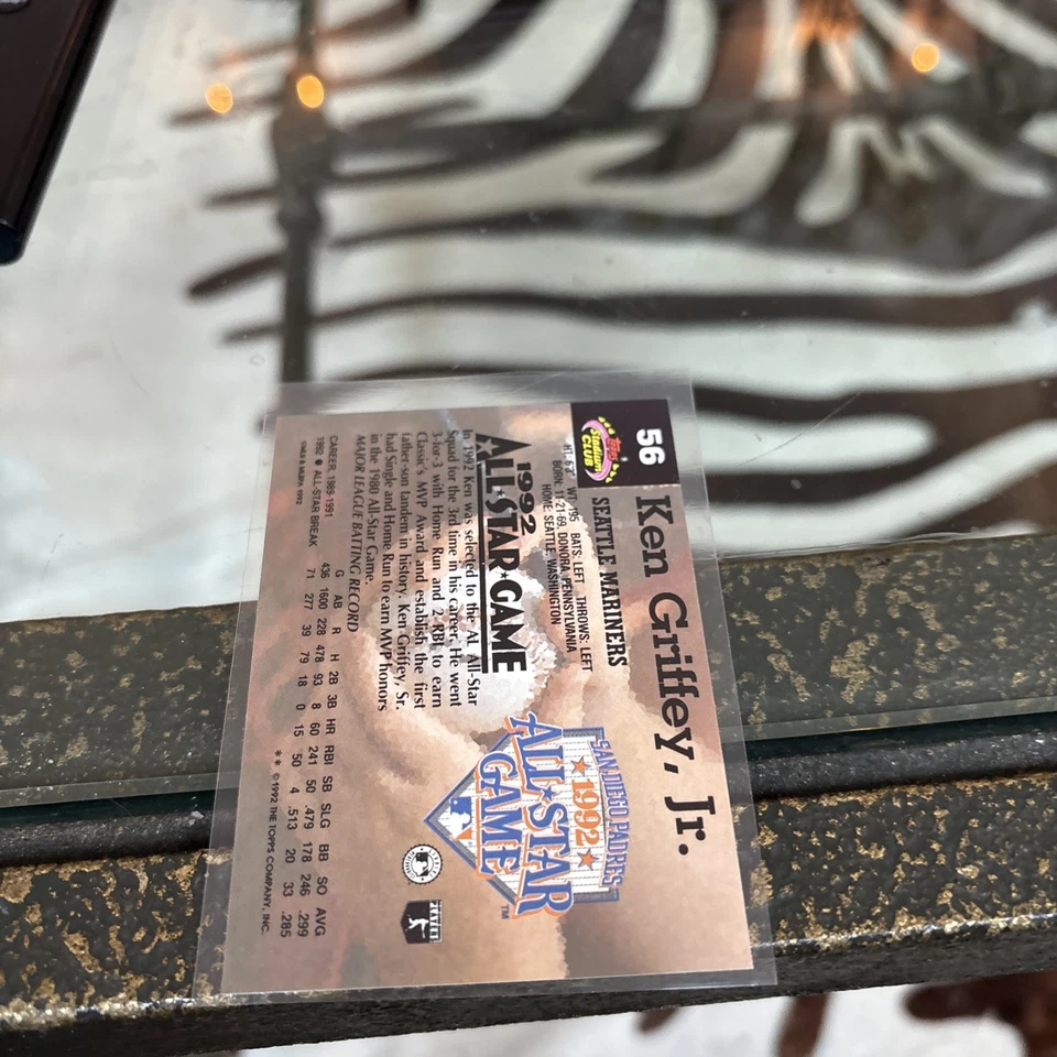 1992-93 Topps Stadium Club Jack Murphy Stadium - Ken Griffey Jr #56 - Image 2 of 2