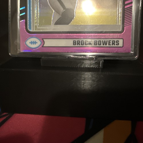 2024 Panini Donruss - Rated Rookie Brock Bowers #394 Optic Preview Pink Prizm - 第 3/6 張圖片