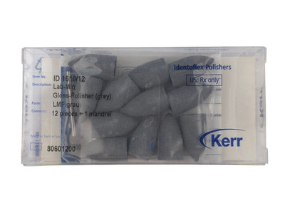 Kerr Identoflex  Lab-Min Gloss Polisher 12 St. ID 1610/12 Neu 80601200 LMF Grau