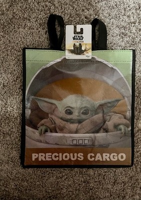 Disney Star Wars Baby Yoda Grogu Mandalorian Cargo Reusable Shopping Tote Bag