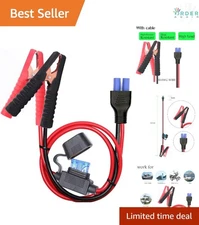 Battery Alligator Clips 10AWG EC5 Jump Starter Cable with Clamps 60cm