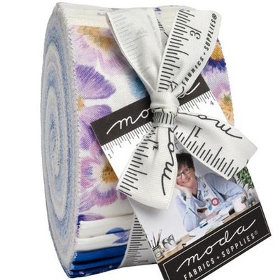 Delphinium Jelly Roll by Janet Clare for Moda Fabrics