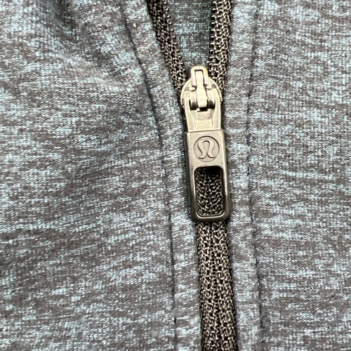 Lululemon Surge Warm Felpa con Cappuccio Uomo Grande Full Zip Blu Allenamento Atletico - Foto 5 di 13