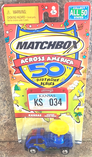 Vintage Matchbox Across America 50th Birthday Series Kansas Weather Radar Truck - Picture 2 of 11