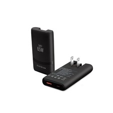 65W Flat GaN USB C Charger, Dual-Port Fast Wall Charger with PD 3.0  QC 4.0,...