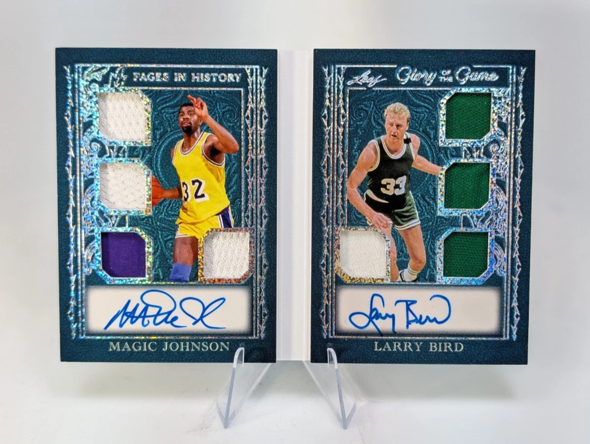 Leaf Larry Bird Basketball Serial Numbered Sports Trading Cards 
