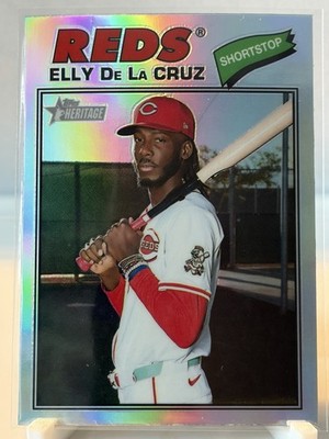 2026 Topps Heritage Chrome Refractor Lot of 5 /E. De La Cruz Ramírez Díaz Young 