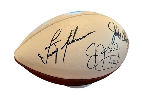 VINTAGE NFL QB CLUB FOOTBALL AIKMAN, ELWAY, FARVE, KELLY, MARINO #28249 INFLATED - Picture 4 of 11