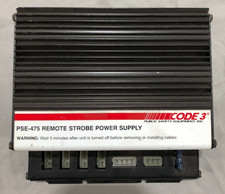 Code3 Pse-475 4 Light Remote Strobe Power Supply Used Code3 Pse-475 4 Light Remote Strobe Power Supply Used