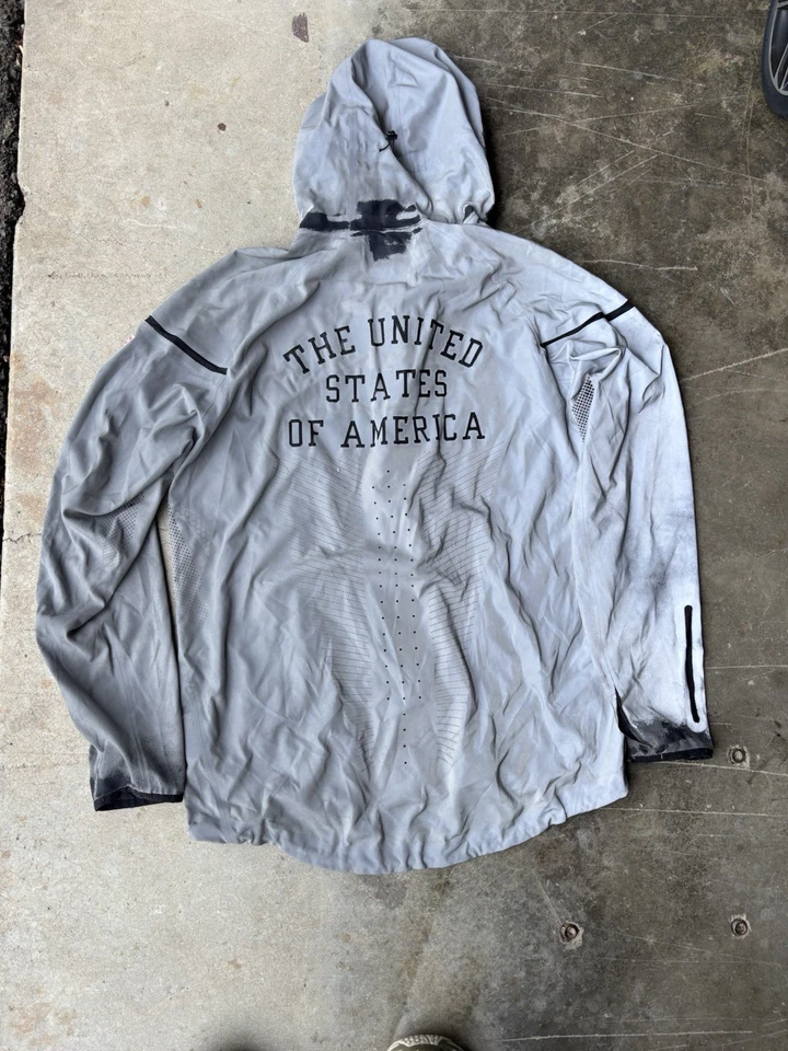 Chaqueta de pie Nike Olympic Team 3M Windrunner Medal 2012 talla XL para hombre rara Foto 2 de 3