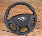 NEW LEATHER STEERING WHEEL for MAN TGX TGS TGA TGL TGM 2000-2021 ORIGINAL OEM