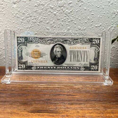 Paper Money Display Small Size Note Display Made In USA 1 Display - 第 1/18 張圖片