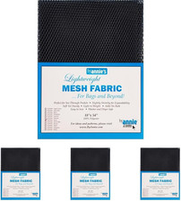 SUP209-NAVY Lightweight Navy Mesh Fabric LTWT 18X54, 54 Inches Pack of 4 