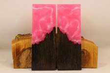 HYBRID STABILIZED DYED MAPLE PINK CUSTOM COMPOSITE KNIFE HANDLE MATERIAL (8174)