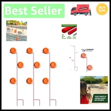 Tri-Tower Clay Pigeon Holder: Adjustable Heights for Target Shooting Fun