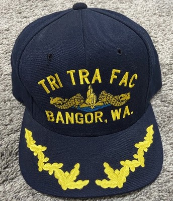 Trident Training Facility Bangor WA Hat Cap One Size Adjustable
