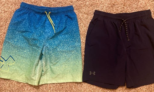 UA Youth Lot of 2 Boys Swim Trunks & Shorts - Picture 2 of 2