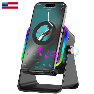 Milouz Wireless Induction Speaker 5-In-1 Bluetooth Speaker Phone Standstereo
