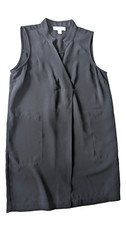 Michael Kors Womens Black Sleeveless Shift Dress Side Pocket Size 12 Career