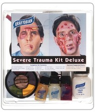 Graftobian Professional Severe Trauma Makeup Kit Deluxe Special Effect Bruises