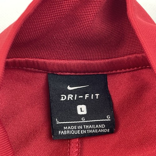 Nike Dri-Fit Liverpool FC AXA Soccer Club Zip Up Red Track Jacket Youth Size L - Picture 6 of 10