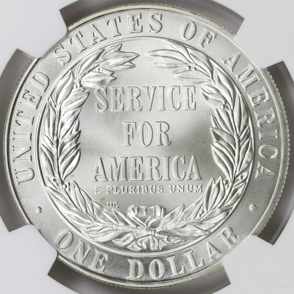 1996-S Community Service Silver Dollar $1 NGC MS69 - Image 4 of 4