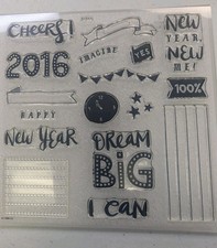 Close To My Heart My Acrylix "Cheers, 2016 " Stamp Set