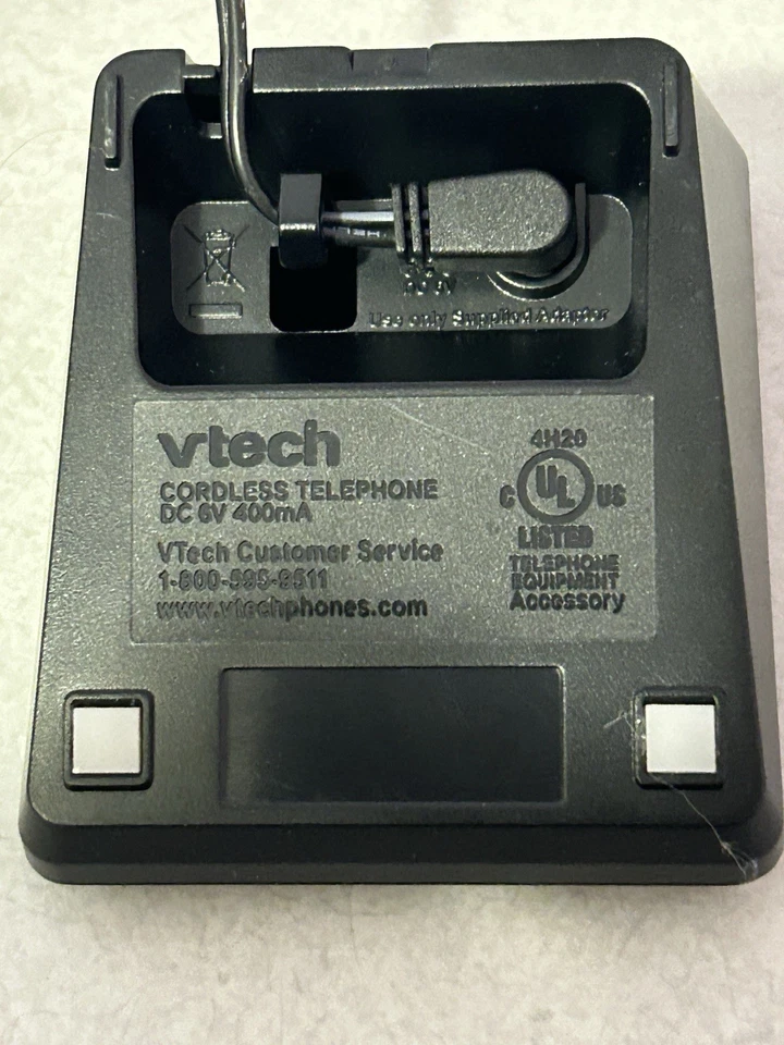 Vtech 6V Cordless Phone Base AC Adapter Free Shipping!  - Image 2 of 3
