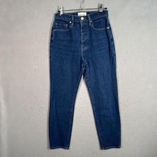 Frame Le Original Womens Size 25 High-Rise Skinny Jeans Blue Denim