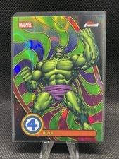 2026 Topps Finest Fantastic 4 BL-040 Hulk Blacklight Rare Green Refractor /99