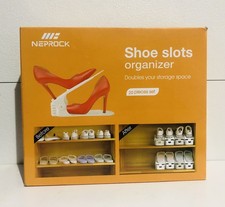 20 Pack Shoe Slots Organizer, Adjustable Shoe Rack Stacker