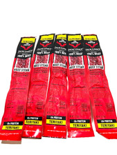 Lot of 5 Packs Jack Link's Teriyaki 100 Beef Steak Jerky  2oz  19G Protein