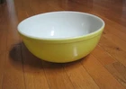Vtg Early 1940's Pyrex TM Reg Primary Yellow 403 Nesting Mixing Bowl 10 1/2" Dia