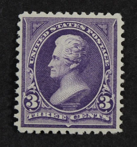 CKStamps: US Stamps Collection Scott#253 3c Jackson Mint H OG