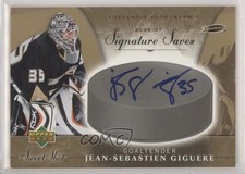 2006-07 Upper Deck Sweet Shot Signature Shots Jean-Sebastien Giguere Auto fm0
