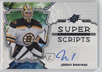2022-23 SPx Superscripts Jeremy Swayman #SS-JS Auto 1q2